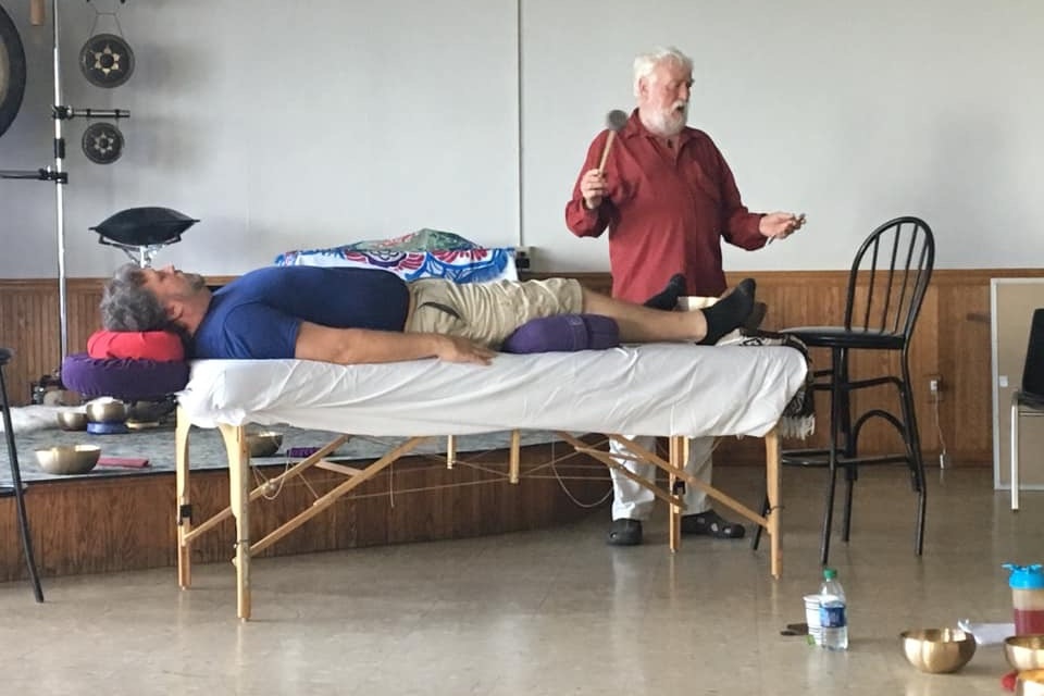 Peter Doing a Demo for us
